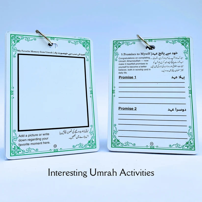 Masnoon Hajj o Umrah Guide Cards